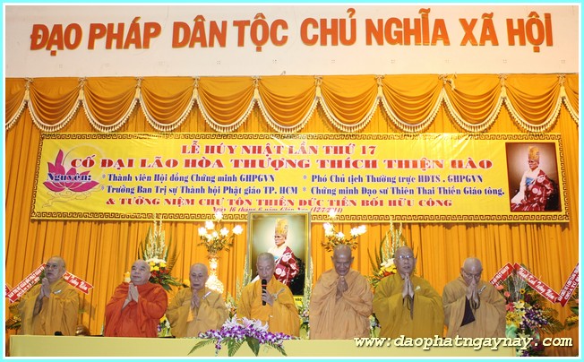 TP.Hồ Chí Minh: Lễ húy nhật lần thứ 17 cố Đại lão Hòa Thượng Thích Thiện Hào