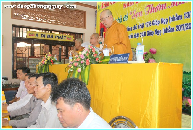 Bình Dương:  Khai Mạc Khóa Tu : Sen Thơm Mùa Hạ - Lần II