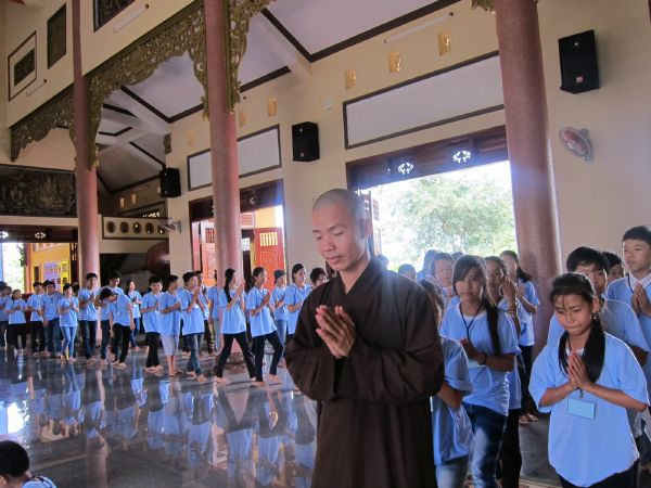 Đắk Lắk: Hào hứng, sôi nổi, bất ngờ, thú vị - khóa tu Thiện Tài Đồng Tử ngày thứ 2