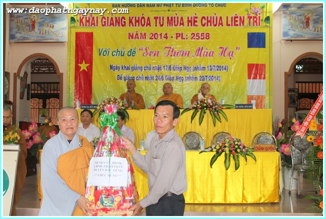 Bình Dương:  Khai Mạc Khóa Tu : Sen Thơm Mùa Hạ - Lần II