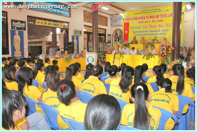 Bình Dương:  Khai Mạc Khóa Tu : Sen Thơm Mùa Hạ - Lần II