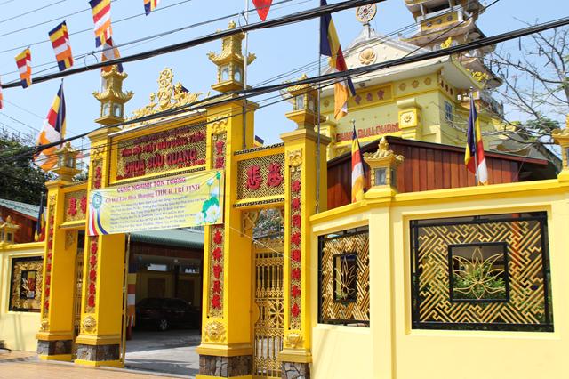 Đồng tháp: Công Tác Chuẩn Bị Cung Nghinh Tôn Tượng HT. Thích Trí Tịnh