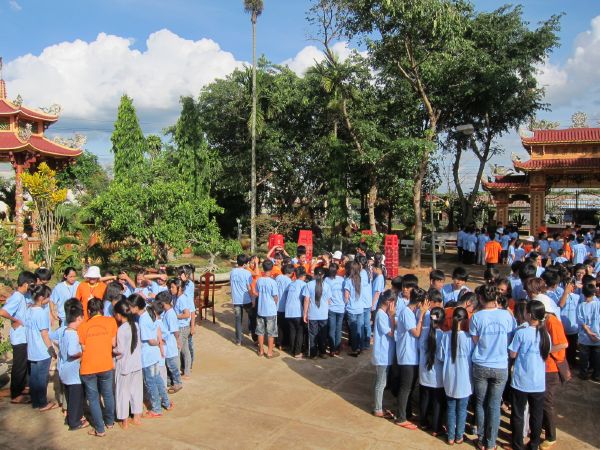 Đắk Lắk: Hào hứng, sôi nổi, bất ngờ, thú vị - khóa tu Thiện Tài Đồng Tử ngày thứ 2