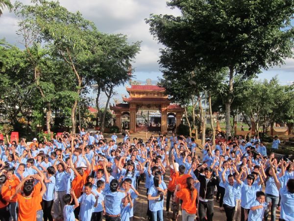 Đắk Lắk: Hào hứng, sôi nổi, bất ngờ, thú vị - khóa tu Thiện Tài Đồng Tử ngày thứ 2