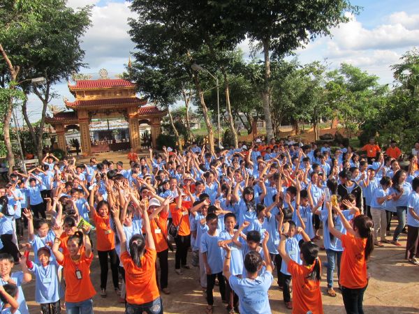 Đắk Lắk: Hào hứng, sôi nổi, bất ngờ, thú vị - khóa tu Thiện Tài Đồng Tử ngày thứ 2