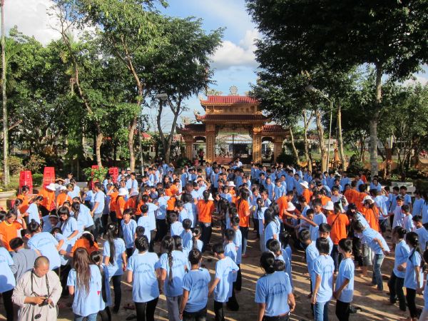 Đắk Lắk: Hào hứng, sôi nổi, bất ngờ, thú vị - khóa tu Thiện Tài Đồng Tử ngày thứ 2