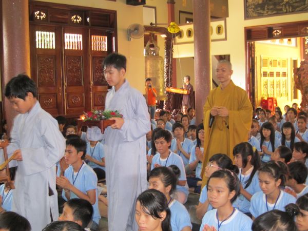 Khóa tu Thiện Tài Đồng Tử và pháp thoại gây xúc động lòng người