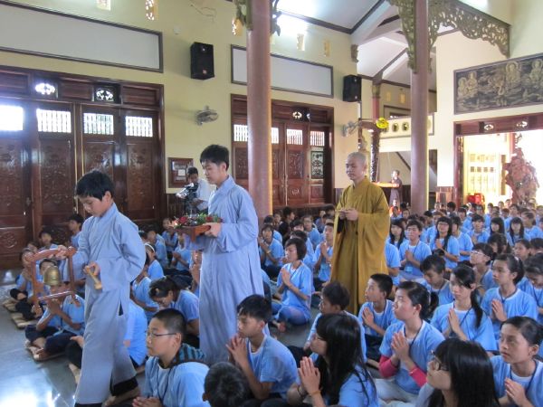 Khóa tu Thiện Tài Đồng Tử và pháp thoại gây xúc động lòng người