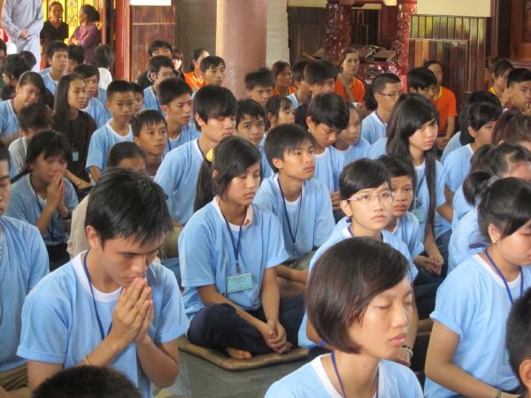 Khóa tu Thiện Tài Đồng Tử và pháp thoại gây xúc động lòng người