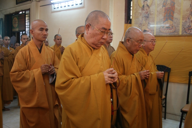 TP. HCM: Lễ nhập quan thân mẫu TT. TS Thích Nhật Từ