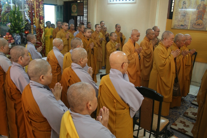 TP. HCM: Lễ nhập quan thân mẫu TT. TS Thích Nhật Từ