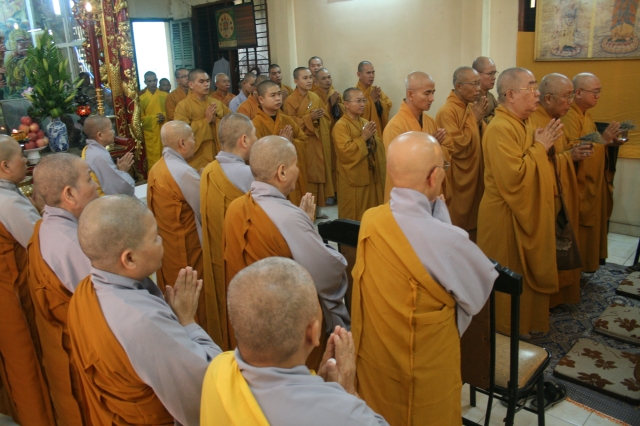 TP. HCM: Lễ nhập quan thân mẫu TT. TS Thích Nhật Từ
