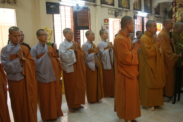 TP. HCM: Lễ nhập quan thân mẫu TT. TS Thích Nhật Từ