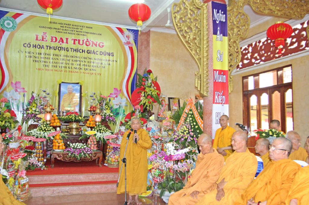 Đăklắc: Lễ Đại Tường cố HT: Giác-Dũng