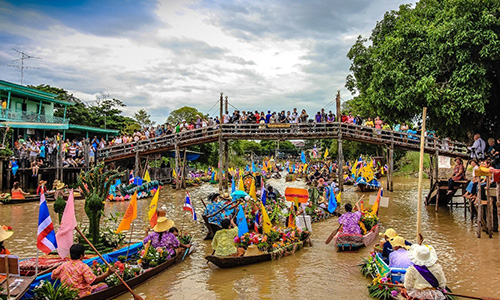 Thái Lan : Lễ hội truyền thống thắp nến Mùa Chay Phật giáo