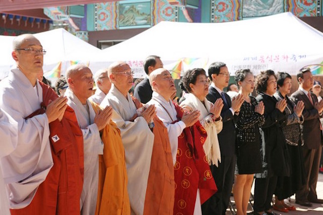 Hàn Quốc Thiền phái Thiên Thai tổ chức Liên hoan Thế giới Ẩm thực