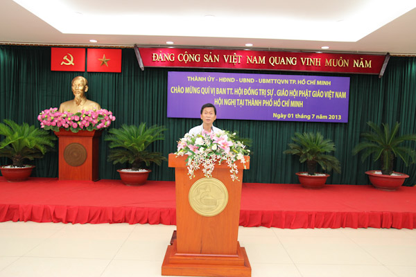 TP.HCM: UBND Thành Phố có buổi tiếp đón phái đoàn Ban TT HĐTS GHPGVN