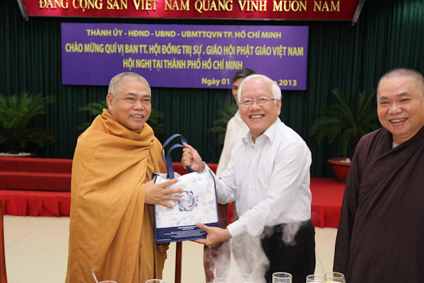 TP.HCM: UBND Thành Phố có buổi tiếp đón phái đoàn Ban TT HĐTS GHPGVN