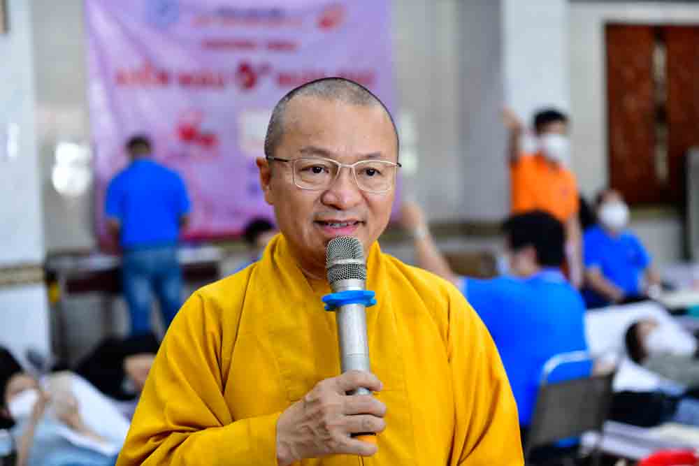Hơn 600 người tham gia hiến máu nhân đạo lần thứ 55 tại Chùa Giác Ngộ