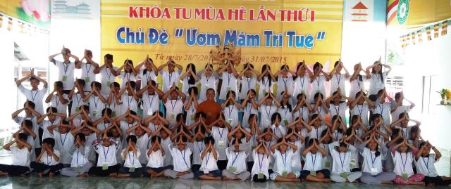 Tiền Giang: Khai mạc khóa tu mùa hè &quot;Ươm Mầm Trí Tuệ&quot;