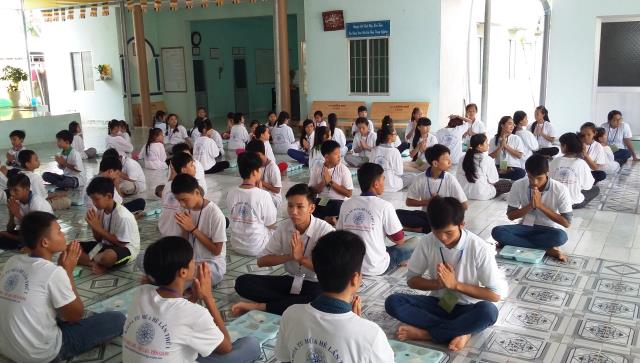 Tiền Giang: Khai mạc khóa tu mùa hè &quot;Ươm Mầm Trí Tuệ&quot;