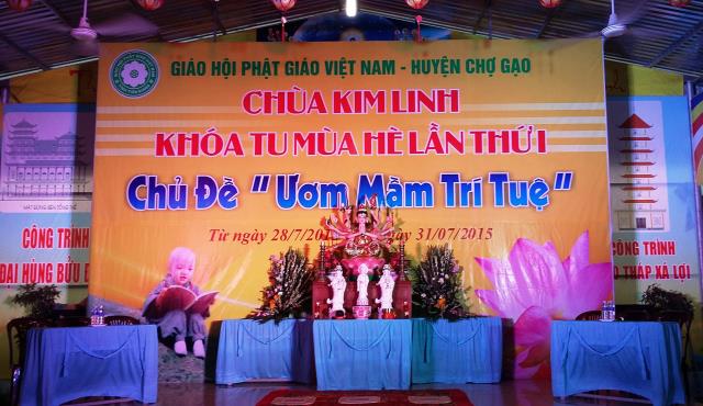 Tiền Giang: Khai mạc khóa tu mùa hè &quot;Ươm Mầm Trí Tuệ&quot;