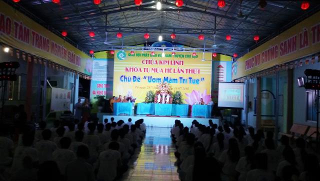 Tiền Giang: Khai mạc khóa tu mùa hè &quot;Ươm Mầm Trí Tuệ&quot;