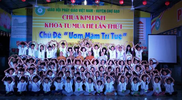 Tiền Giang: Khai mạc khóa tu mùa hè &quot;Ươm Mầm Trí Tuệ&quot;