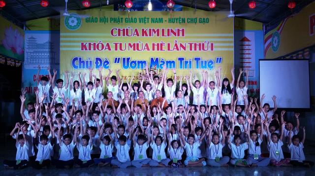Tiền Giang: Khai mạc khóa tu mùa hè &quot;Ươm Mầm Trí Tuệ&quot;