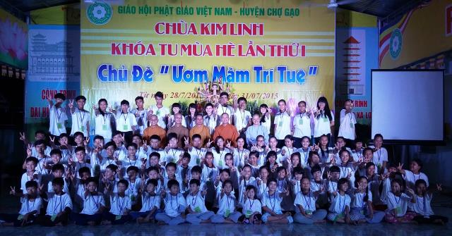 Tiền Giang: Khai mạc khóa tu mùa hè &quot;Ươm Mầm Trí Tuệ&quot;