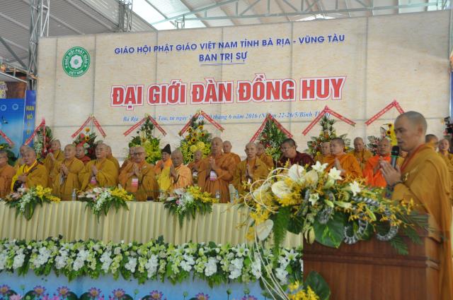 Chính thức khai mạc Đại giới đàn Đồng Huy