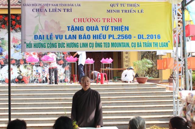 Đắk Lắk: Các hoạt động ý nghĩa tại chùa Liên Trì nhân mùa báo hiếu