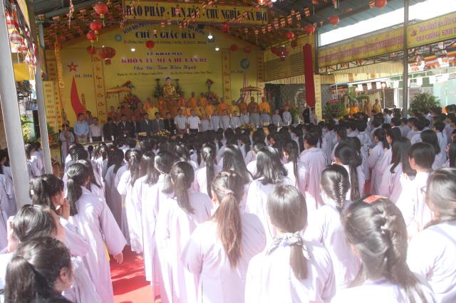 Lâm Đồng: Khai mạc khóa tu mùa hè tại chùa Giác Hải