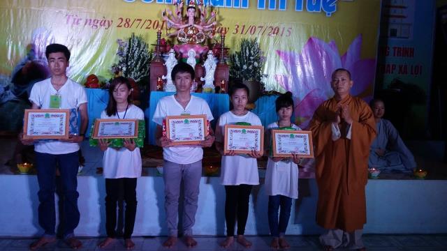 Tiền Giang: Bế mạc khóa tu mùa hè tại chùa Kim Linh