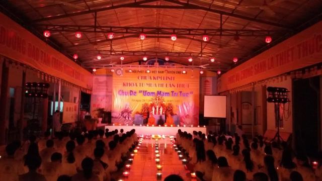 Tiền Giang: Bế mạc khóa tu mùa hè tại chùa Kim Linh