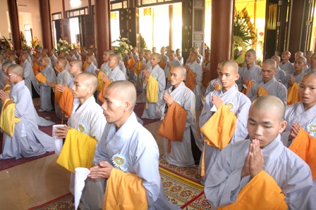 TT. Huế: Giới đàn Minh Hoằng khai đạo giới tử và tấn đàn