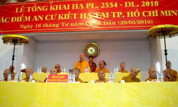 TP.HCM: Lễ Tổng Khai Hạ các điểm An Cư Kiết Hạ PL.2554 – DL.2010