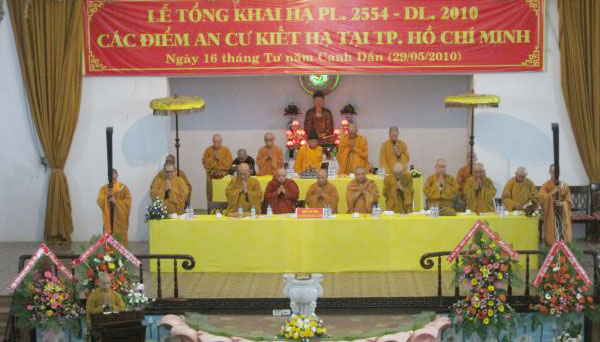 TP.HCM: Lễ Tổng Khai Hạ các điểm An Cư Kiết Hạ PL.2554 – DL.2010