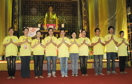 Kiên Giang: Chùa Phật Quang tri ân, ra mắt CLB Thanh niên Phật tử