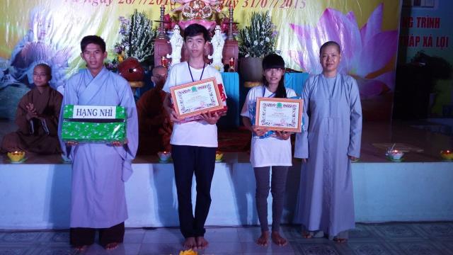 Tiền Giang: Bế mạc khóa tu mùa hè tại chùa Kim Linh