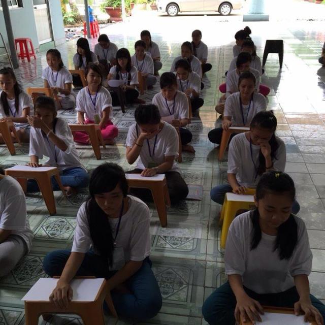 Tiền Giang: Bế mạc khóa tu mùa hè tại chùa Kim Linh