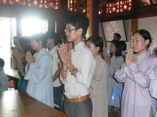 Đức Pháp chủ với thanh thiếu nhi Phật giáo Thủ đô