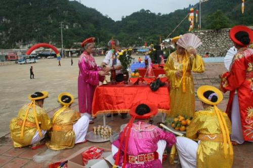 Chùm ảnh: nhộn nhịp hoạt động chào mừng Lễ động thổ chùa Phật Quang Sơn, tỉnh Lạng Sơn