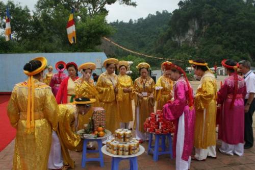 Chùm ảnh: nhộn nhịp hoạt động chào mừng Lễ động thổ chùa Phật Quang Sơn, tỉnh Lạng Sơn