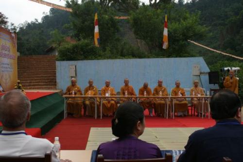Chùm ảnh: nhộn nhịp hoạt động chào mừng Lễ động thổ chùa Phật Quang Sơn, tỉnh Lạng Sơn
