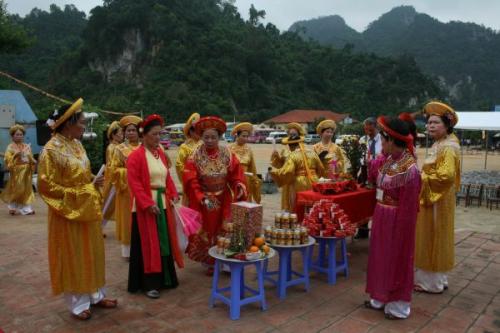 Chùm ảnh: nhộn nhịp hoạt động chào mừng Lễ động thổ chùa Phật Quang Sơn, tỉnh Lạng Sơn