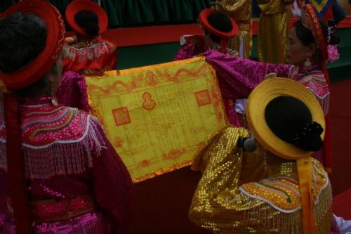 Chùm ảnh: nhộn nhịp hoạt động chào mừng Lễ động thổ chùa Phật Quang Sơn, tỉnh Lạng Sơn
