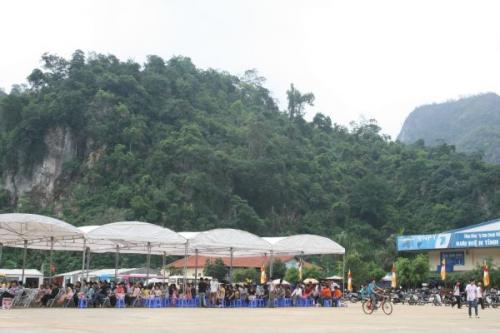 Chùm ảnh: nhộn nhịp hoạt động chào mừng Lễ động thổ chùa Phật Quang Sơn, tỉnh Lạng Sơn