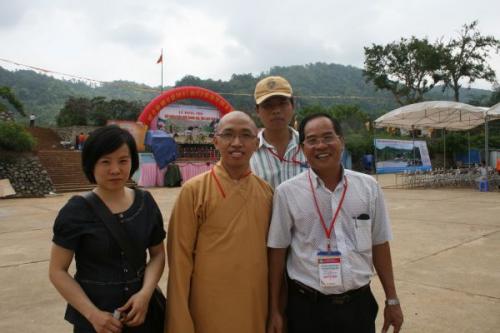 Chùm ảnh: nhộn nhịp hoạt động chào mừng Lễ động thổ chùa Phật Quang Sơn, tỉnh Lạng Sơn