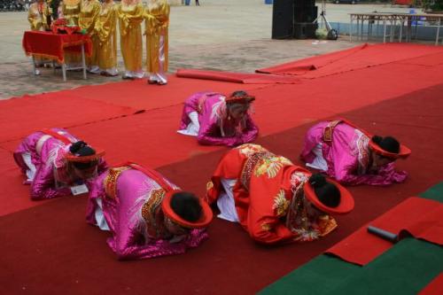 Chùm ảnh: nhộn nhịp hoạt động chào mừng Lễ động thổ chùa Phật Quang Sơn, tỉnh Lạng Sơn